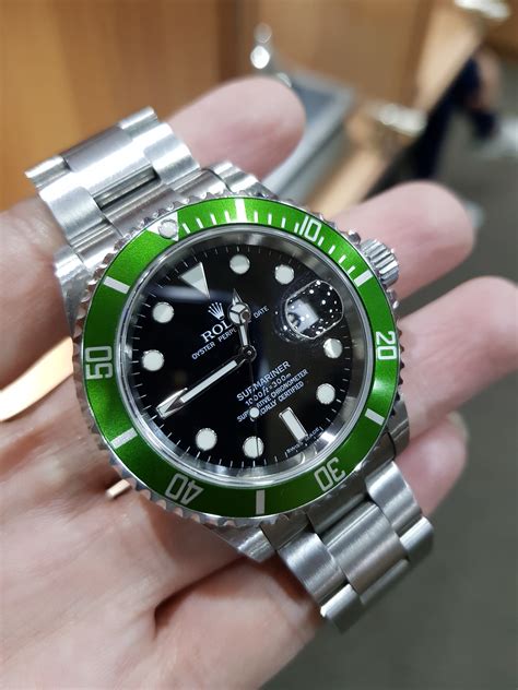 rolex submariner kermit 2007|rolex kermit for sale uk.